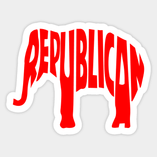 Republican Party Sticker